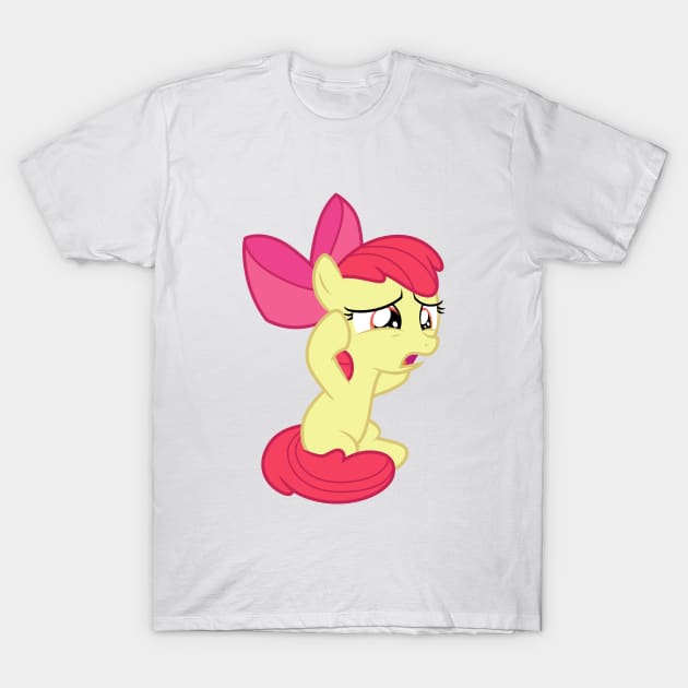 Upset Apple Bloom T-Shirt by CloudyGlow